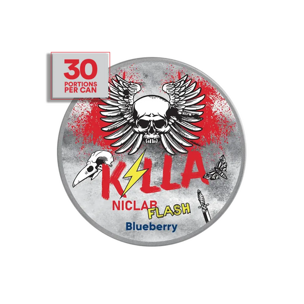 KILLA Niclab Flash Blueberry Light | Buy KILLA Nicotine Pouches Online ...