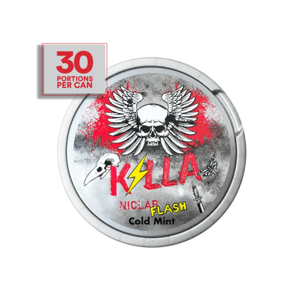 KILLA Niclab Flash Cold Mint | Buy KILLA Nicotine Pouches Online ...
